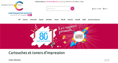 Desktop Screenshot of cartouche-encre.com